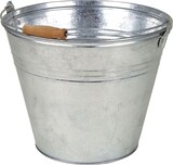 thumbnail of Zinkeimer 10L mit Holzgriff Wassereimer Blecheimer Gartendeko Pflanzkübel Blumen 10