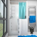 thumbnail of Seniorendusche und Sitzwanne Kombination Wanne mit Tür S08D-TH-A-R 68x110x205cm