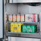 thumbnail of Romux® Kühlschrank mit 4 Türen 134 cm mit Umluftkühlung | Gastro Kühlschrank aus Edelstahl mit 1065 L Kapazität - 6 Einlegeböden und 580 W