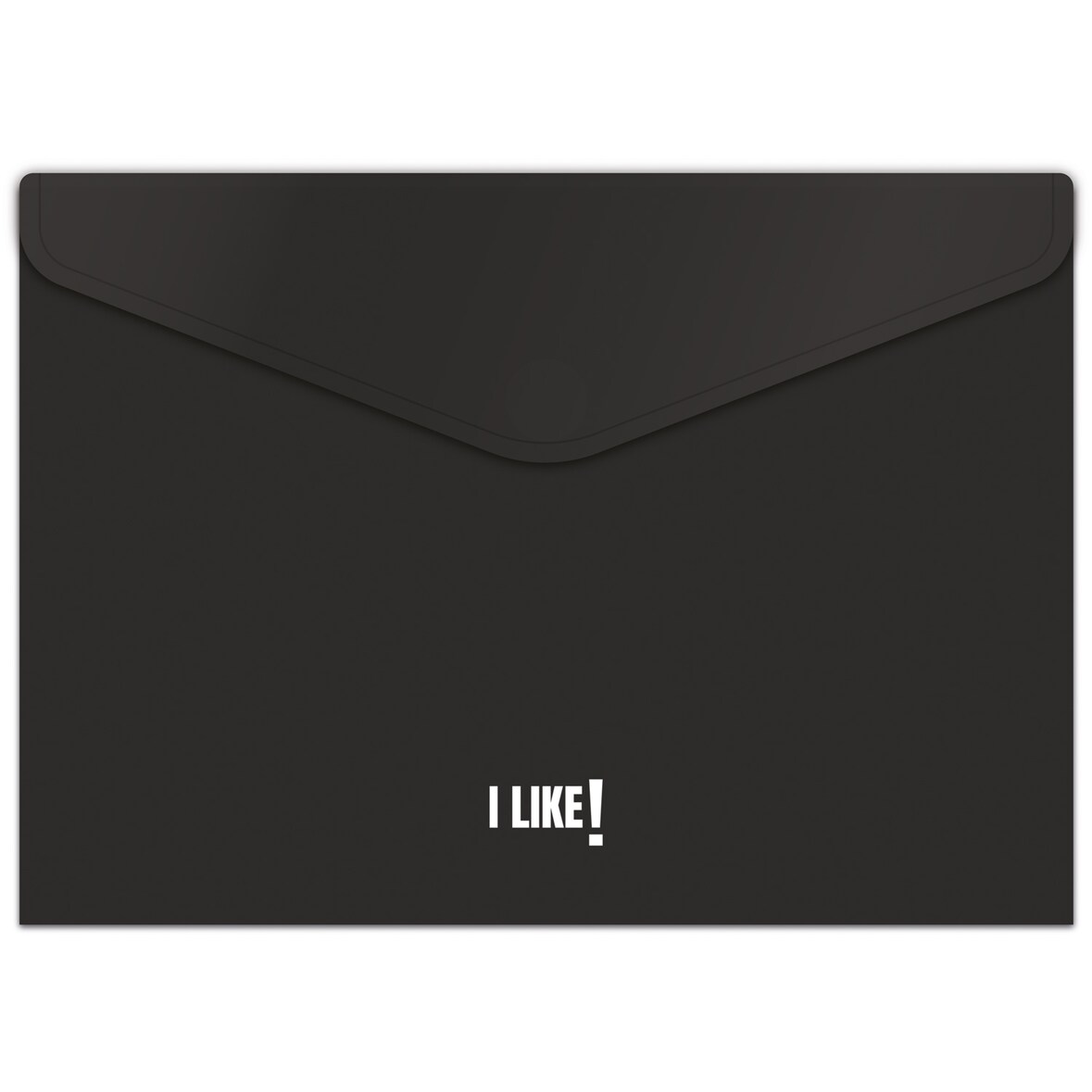 Envelope de polipropileno folio "LIKE3" preto