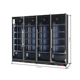 thumbnail of Gasfrit - Armario expositor para bebidas refrigerado 4 puerta gran capacidad 2240 x 635 x 1990 mm 2000 litros,  Luz led multicolor
