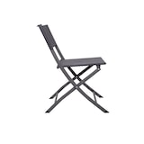 thumbnail of aro Outdoor klapstoel, set van 2, staal/kunststof, rotan look, grijs