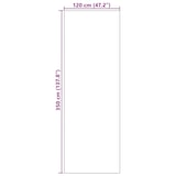 thumbnail of vidaXL Deurmat Anders Crème en Zwart 120 x 350 cm Polyamide en PVC