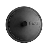 thumbnail of Ø40 Uchag 2mm stahl Utschak mit Abzugsrohr Utschag Outdoorofen 15L Gusseisen Kazan mit Gusseisen Deckel Kasan Feuerstelle Feldküche