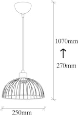 thumbnail of WellHome - Deckenleuchte 25x25x27cm Metall in Schwarz