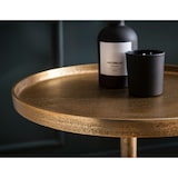 thumbnail of Beistelltisch Echter Marmor Metall 34x34x58 cm Anstelltisch Gold Weiß, Kleiner Abstelltisch Rund, Wohnzimmertisch Couch Modern, Marmortisch