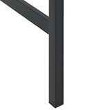 thumbnail of vidaXL Bartafel 100x100x110 cm gepoedercoat staal zwart