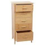 thumbnail of Décoshop26 - Commode en bambou étagère 5 tiroirs 100x50x40 cm 04_0006493