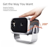 thumbnail of Mini Videoprojecteur 4K HD Portable Pour Cinéma Maison Avec Android Intégré Noir YONIS