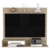 thumbnail of TUHOME Panel de Entretenimiento de Pared Beijing, con estante superior - Miel
