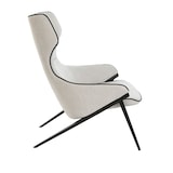 thumbnail of Angel Cerdá  Sessel gepolsterter grauer Stoff  5009C