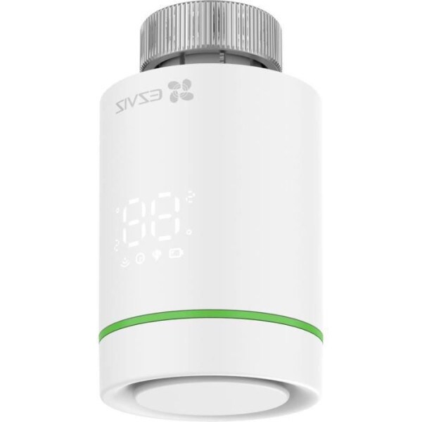 Thermostat - EZVIZ - T55 - Vannes thermostatiques connectées - Zigbee - Contrôle température - Verrouillage enfant Ezviz