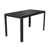 thumbnail of Aluminium XXL Gartentisch Esstisch Balkontisch Gartenmöbel Non-Wood 125x70 cm : 125 x 70 x 75 cm