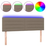 thumbnail of vidaXL LED Kopfteil Taupe 144x5x78/88 cm Stoff