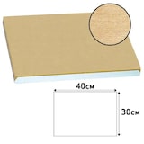 thumbnail of METRO Professional - 3000 sets de table jetable en papier lisse effet nature - Format 30X40 cm - couleur kraft brun - 6 paquets de 500