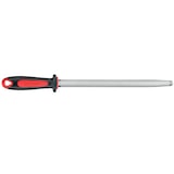 thumbnail of Fusil de boucher FISCHER mèche ovale 35cm manche bi-matière rouge