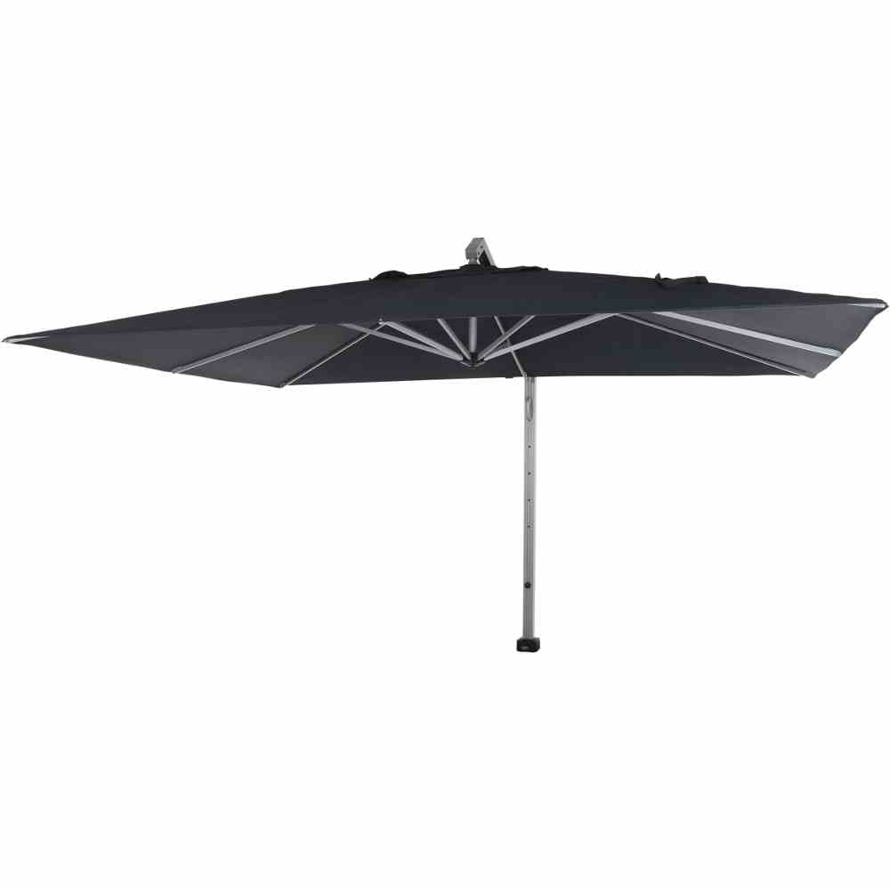 SIENA GARDEN  Stratos Stratos Ampelschirm silber/schwarz meliert 300x400cm