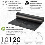 thumbnail of WellHome - Contenedor de Basura 110L para Plástico con 30 Bolsas de basura, Color Amarillo