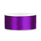 thumbnail of Satin Geschenkband 25mm 5 Farben je 25m lang orange rot weinrot Lavendel lila Schleifenband Geschenkverpackung Geburtstag Hochzeit Weihnachten