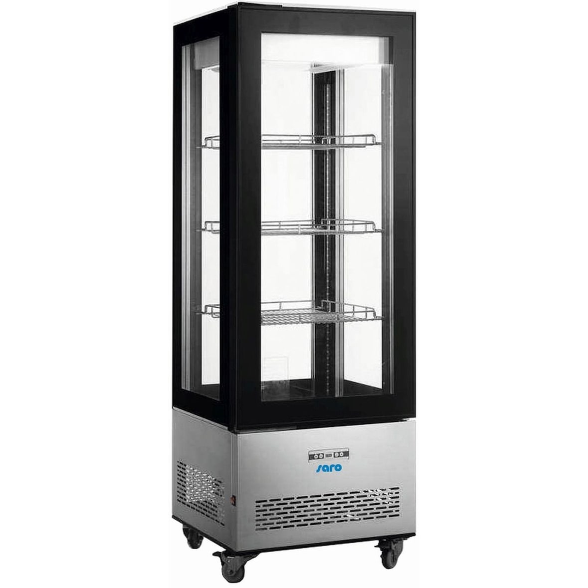 Koelvitrine, 400 liter model LEONIE, afmetingen: B 650 x D 650 x H 1908