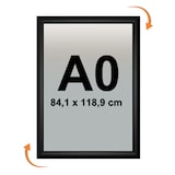 thumbnail of Cadre Clic-Clac A0 NOIR