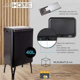 thumbnail of WellHome - Set 2 Cestini intelligenti 40L colore Nero con Etichette Magnetiche 35,5x26x71,5 cm