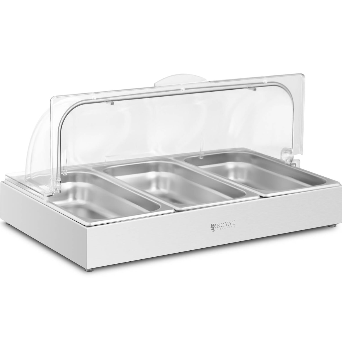 Royal Catering Buffetvitrine - 3 x 2,6 L -  - 535 x 335 x 250 mm