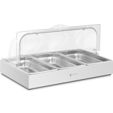 thumbnail of Royal Catering Buffetvitrine - 3 x 2,6 L -  - 535 x 335 x 250 mm