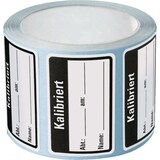 thumbnail of Aufkleber I Qualitätsaufkleber Kalibriert, Haftpapier, ablösbar, 40x25mm, 250/Rolle