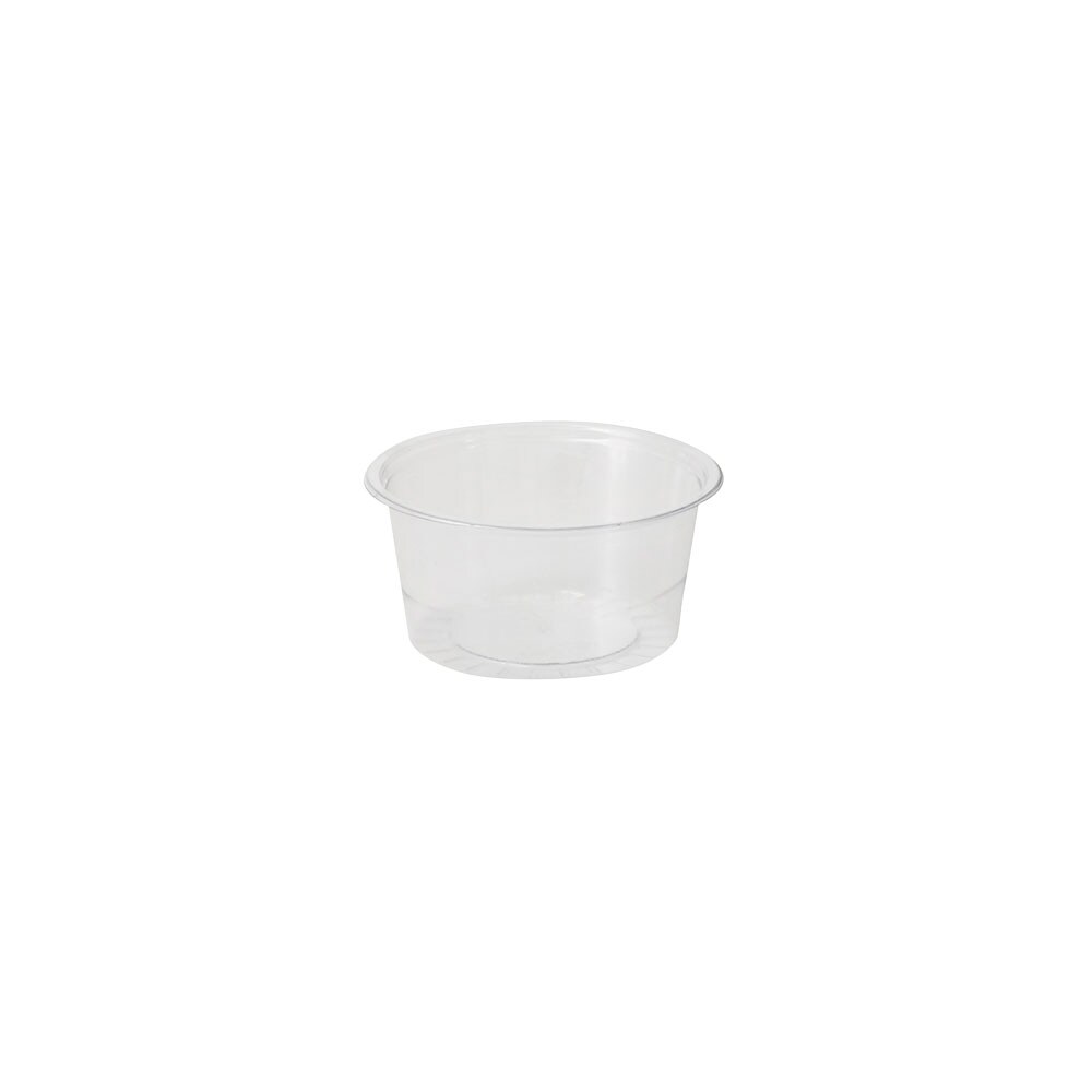greenbox - rPET-Portionsbecher 100 ml, Ø 75 mm, transparent, 100 St.