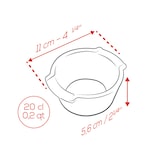 thumbnail of PEUGEOT 2er Set Mini Auflaufform APPOLIA 11cm Satinschwarz Backofen Dessertform