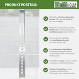 thumbnail of TRUTZHOLM 1 x Alu Auffahrschiene 194 cm Traglast 200 kg Fahrradrampe E-Bike Auffahrrampe starr grau