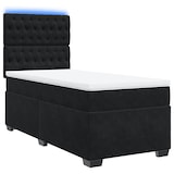 thumbnail of vidaXL Boxspringbett mit Matratze Schwarz 100x200 cm Samt