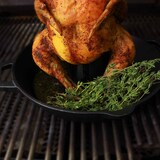 thumbnail of SANTOS BBQ gusseisener Brathähnchen-Bräter ø 28 cm