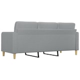 thumbnail of vidaXL 3-Sitzer-Sofa Hellgrau 180 cm Stoff