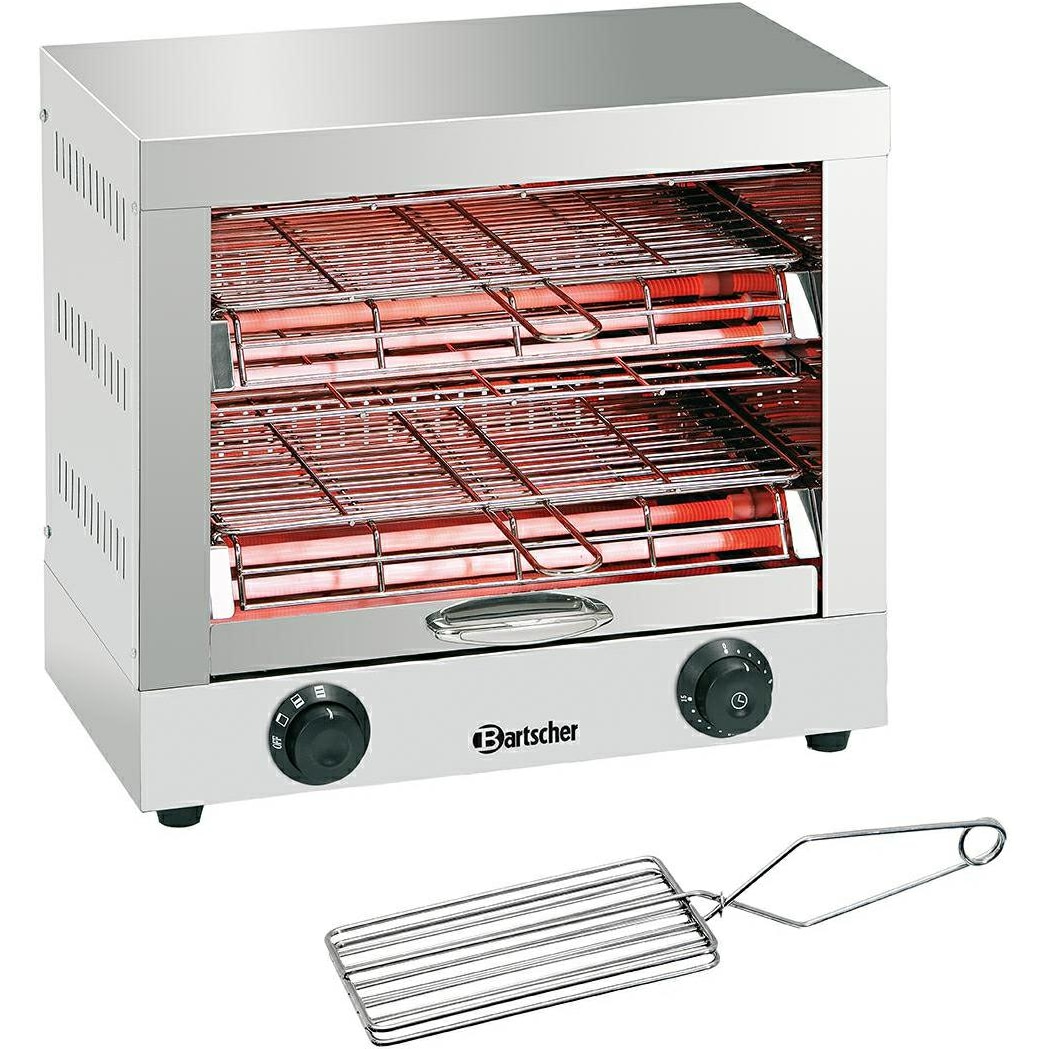 Appareil à toaster/gratiner double | Bartscher - A151600 - 230 V