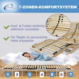 thumbnail of Coemo elektrischer Lattenrost 100x200 cm Ergo mit Motor Kopf- und Fußteil verstellbar Bausatz