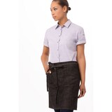 thumbnail of Chef Works® CORVALLIS Bistroschürze (kurz) Urban Artikel AHWXX012 in Schwarz-Burgund