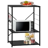 thumbnail of vidaXL Mikrowellenregal Schwarz 60×39,6×79,5 cm Holzwerkstoff