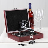 thumbnail of 10tlg. Wein Set in edler Holzbox