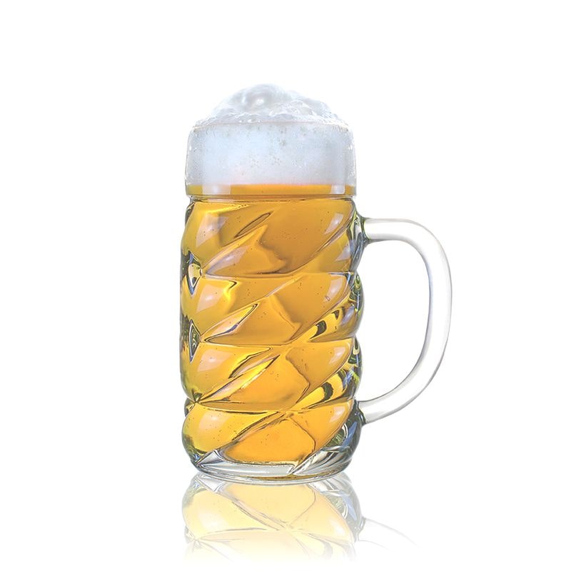 6x Stölzle Oberglas Diamond Bierkrug 0,3 l, geeicht