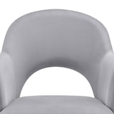 thumbnail of tectake Eetkamerstoel Sachel, fluweellook, gestoffeerd, 120 kg - lichtgrijs, Set van 2 - 405466