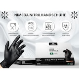thumbnail of Einweghandschuhe für Lebensmittelbereiche, Medizin, Kosmetik und Haushalt Schwarz 100 Stück