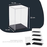 thumbnail of Acryl Vitrine für Modellautos, Figuren, HMF 46811, 14 x 14 x 22 cm