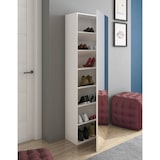 thumbnail of Oreste Luchetta Guardaroba e scarpiera a colonna con specchio MAYFAIR in MDF H.160 L.50,5 P.28 cm Larice bianco