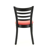 thumbnail of Gastro Stuhl Hugo | Rot | gepolsterter Holzstuhl | Bistrostuhl | Restaurantstuhl