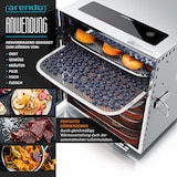 thumbnail of Arendo Edelstahl Dörrautomat mit Temperaturregler - Timer bis zu 24 h - Dehydrator - Dörrgerät