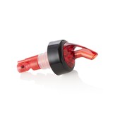 thumbnail of 24x Ausgießer Set, 3,0 cl, rot, Kunststoff, Edelstahl