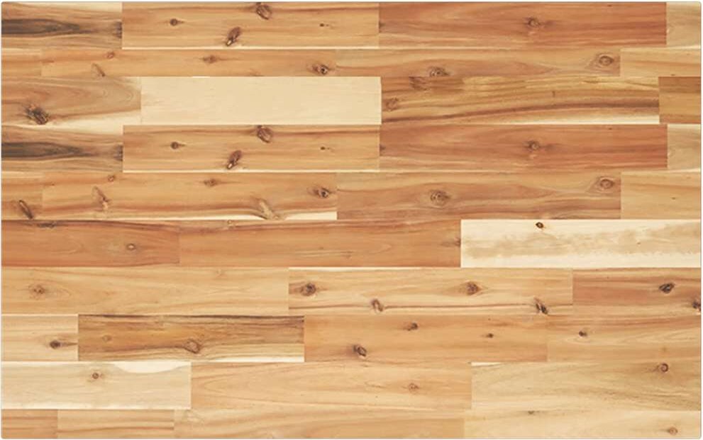 vidaXL Tischplatte Rechteckig 80x50x2 cm Massivholz Akazie