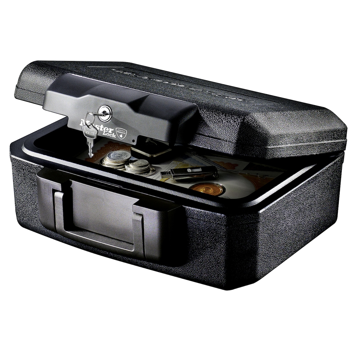 Master Lock L1200 Feuerfeste Sicherheitskassette, mit Zylinderschloss